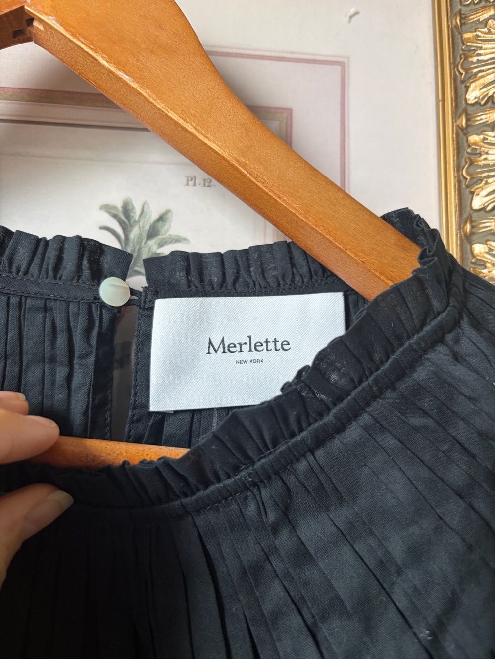 Merlette New York Blouse Black Small - Picture 4 of 7